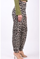 Pantaloni Dama Only Onlbella Nightwear Silver Lining/Animal Print
